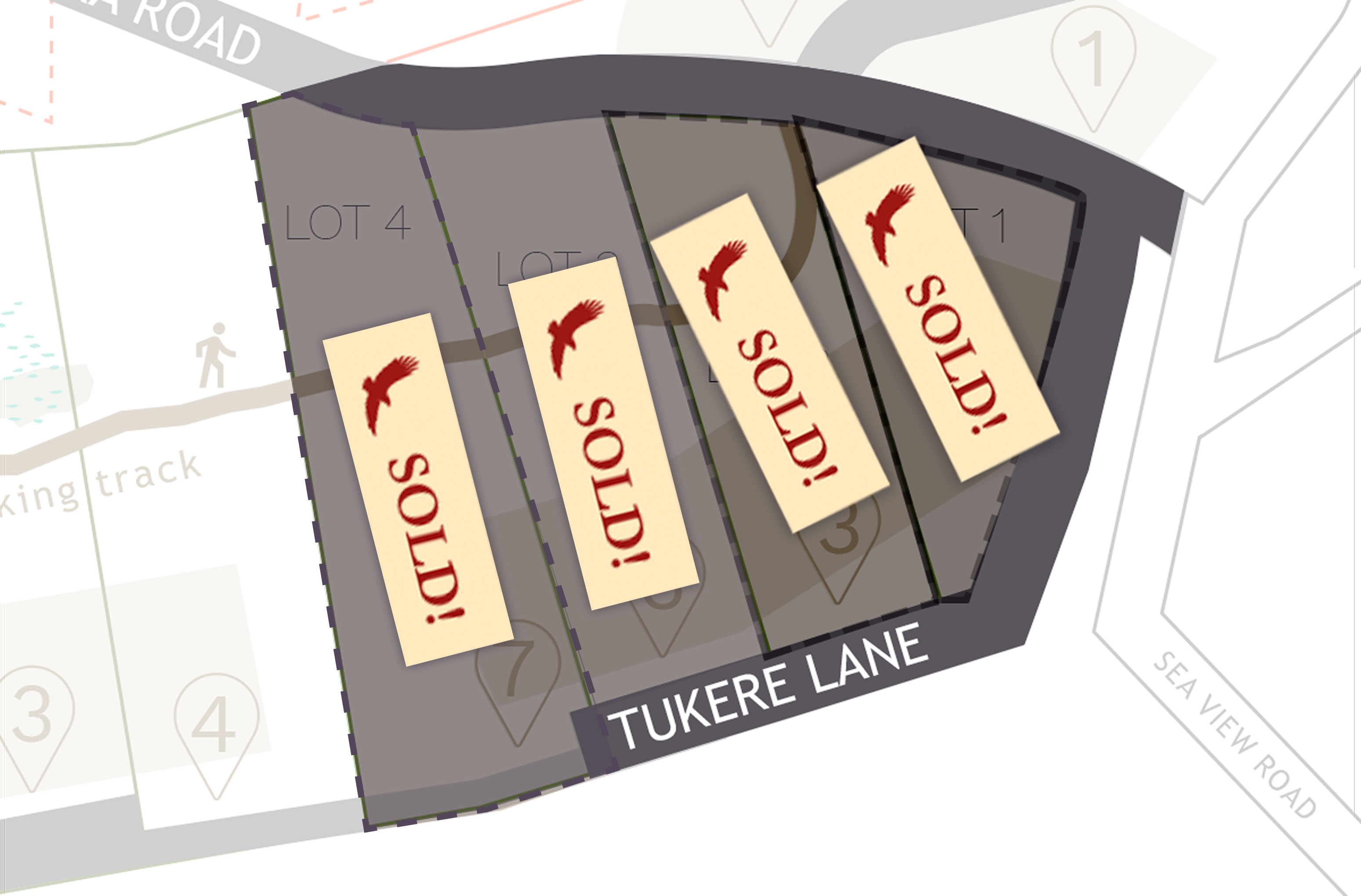 Tukere Lane map